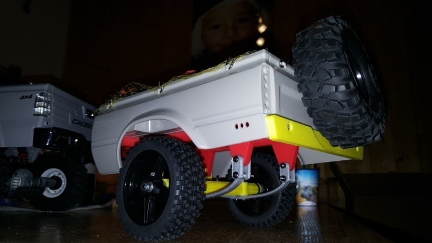RC4WD Mojave Crawler Scaler Trailer Truck Chassis Trailer Hitch 3D Print 134805 RC4WD Mojave Crawler Scaler Trailer Truck Chassis Trailer Hitch 3D Print 134805