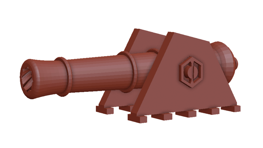 cannon 3D Print 135029 cannon 3D Print 135029