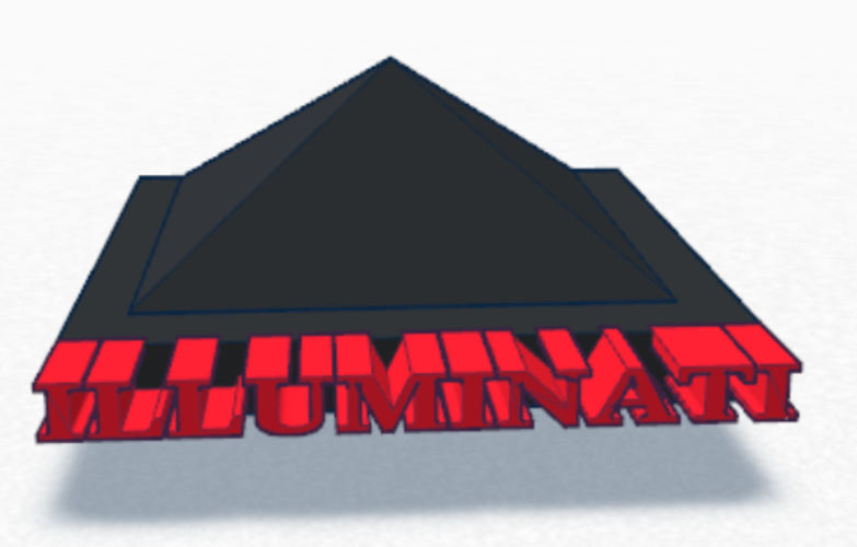 Mini Illuminati pyramid 3D Print 135053