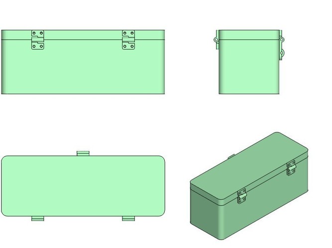 Tool Box Crawler Scaler Truck Pick Up Cross-RC PG4 3D Print 135080 Tool Box Crawler Scaler Truck Pick Up Cross-RC PG4 3D Print 135080