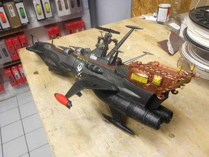 ALBATOR / ARCADIA '78 of Capitan Harlock Full assembly KIT 3D Print 135289
