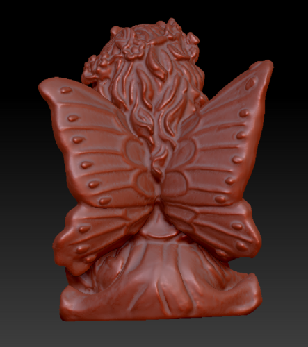 Fairy with a dove in his hands 3D Print 135577
