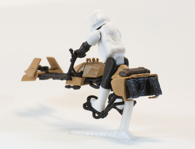 Star Wars Speeder & Scout Trooper 3D Print 135848 Star Wars Speeder & Scout Trooper 3D Print 135848