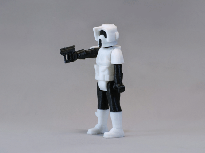 Star Wars Speeder & Scout Trooper 3D Print 135854 Star Wars Speeder & Scout Trooper 3D Print 135854