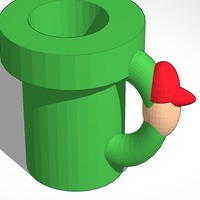 Small super mario mug 3D Printing 13592