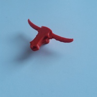 Small bull cabinet handle 3D Printing 135962