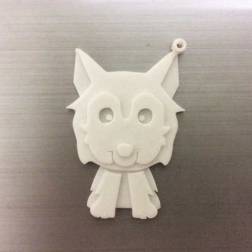 Husky Key chain 3D Print 135968