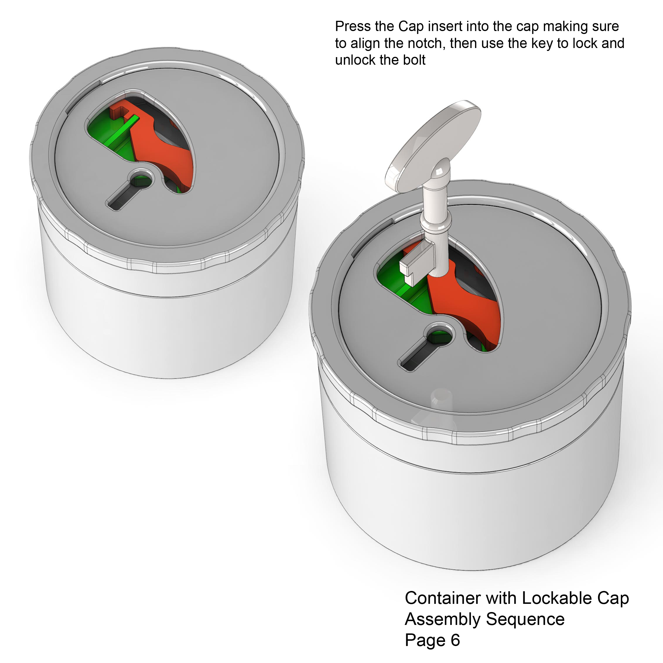 Mechanically Locking Container by JamesThePrinter, Download free STL model