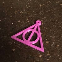 Small Harry Potter Keychain (Deathly Hallows) 3D Printing 136179