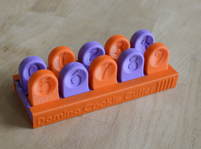 Domino Cookie Cutter 2 3D Print 136293