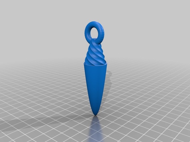 ice cream pendant 3D Print 13630 ice cream pendant 3D Print 13630