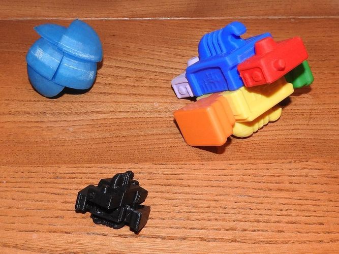 123 Rubiks Customiser 3D Print 136307