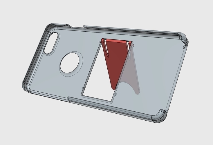 iPhone 6(s) Case with Stand by WING ART 3D Print 136340