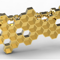 Small Honey Pendant  3D Printing 136439