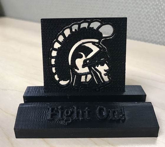 USC Trojans Fight On Phone Stand (multiple designs) 3D Print 136473