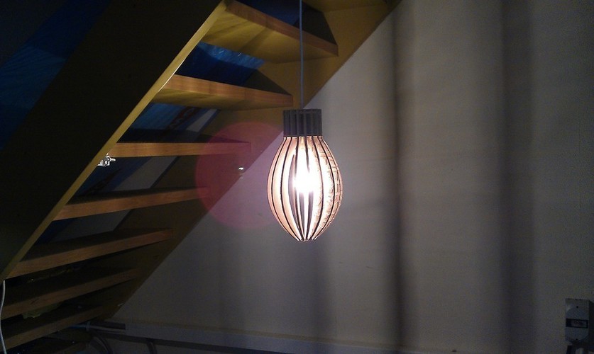 Sickle Lamp 3D Print 136591 Sickle Lamp 3D Print 136591
