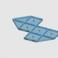 Small Plenum modules for Jaubert's Method for living reef aquariums 3D Printing 136910
