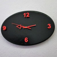 Small Oval Clock Face 3D Printing 136943