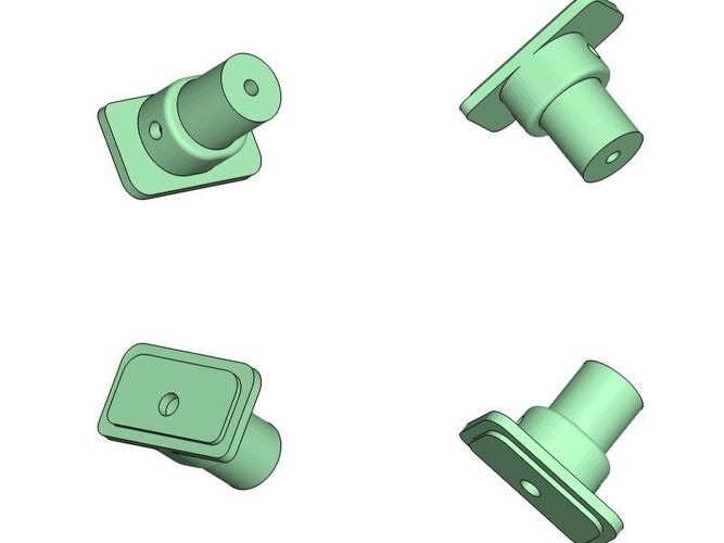 Cross-RC PG4 / PG4L Spare Wheel Holder Rear flap mount 3D Print 137090 Cross-RC PG4 / PG4L Spare Wheel Holder Rear flap mount 3D Print 137090