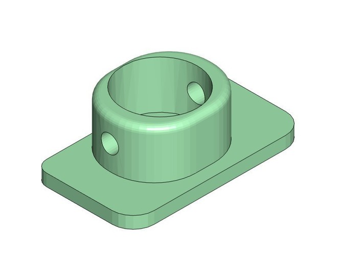 Cross-RC PG4 / PG4L Spare Wheel Holder Rear flap mount 3D Print 137091 Cross-RC PG4 / PG4L Spare Wheel Holder Rear flap mount 3D Print 137091