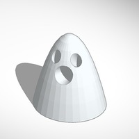 Small glowing ghost 3D Printing 13731