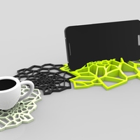 Small spider Coasters design 3D Printing 137340