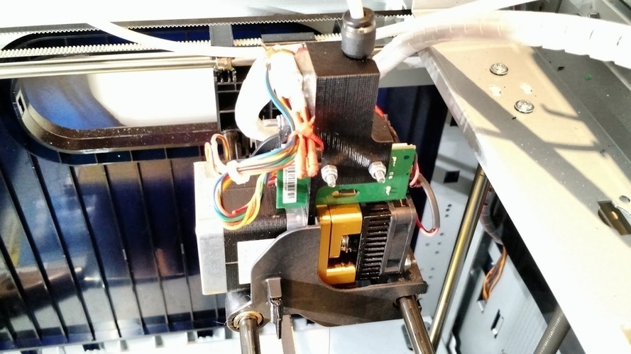 Da Vinci 3D Printer 1.1 Extruder MK8 modification 3D Print 137390