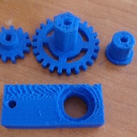 Small  Robust drive transfer for the TT engine. HEX12 wheel. 3D Printing 137481