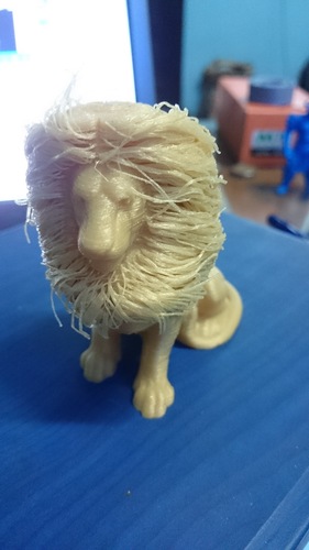 lion with hair 3D Print 137584