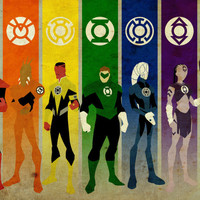 Small Lantern Corps ( ALL Corps LOGO's) 3D Printing 137597