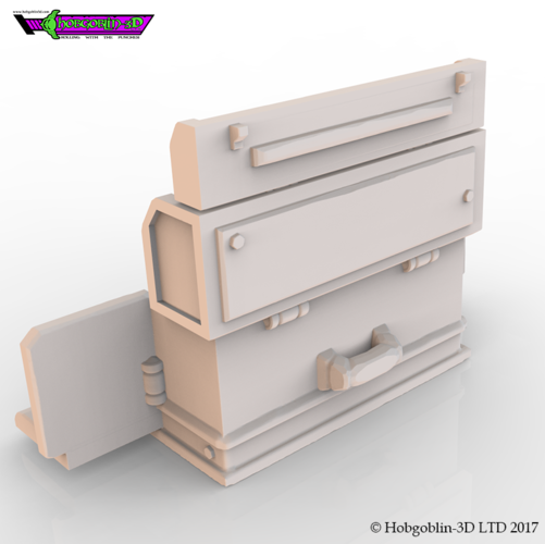 HG3D Adventurers Portable Altar - 28mm 3D Print 137603 HG3D Adventurers Portable Altar - 28mm 3D Print 137603