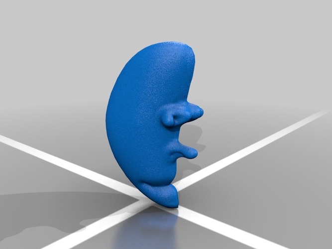 cresant Moon 3D Print 13761 cresant Moon 3D Print 13761