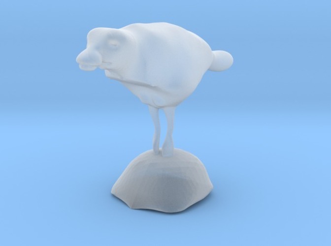 swimming duck with stand 3D Print 13775