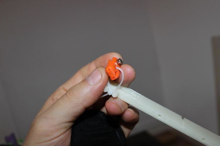 Ballbearingholder for fishlines designed for the hanging-Printer 3D Print 137951 Ballbearingholder for fishlines designed for the hanging-Printer 3D Print 137951