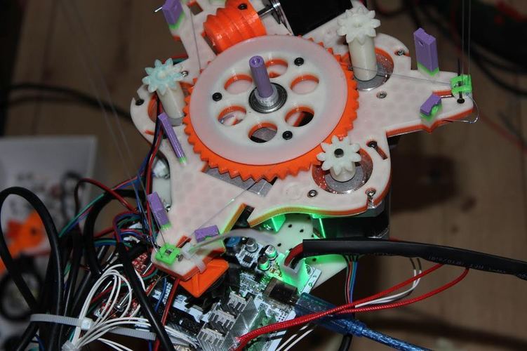 Ballbearingholder for fishlines designed for the hanging-Printer 3D Print 137953 Ballbearingholder for fishlines designed for the hanging-Printer 3D Print 137953