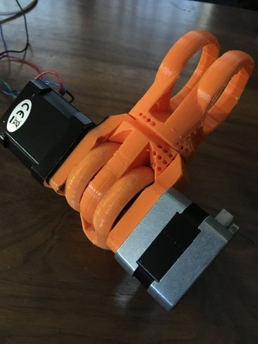 Modular Robotic Arm, Hinge Joint, No Hardware  3D Print 137974