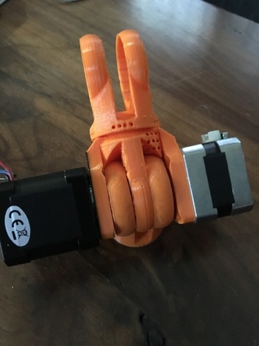 Modular Robotic Arm, Hinge Joint, No Hardware  3D Print 137977