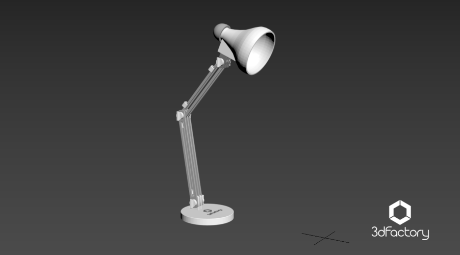 Desk Lamp 3dPrintable - 3dFactory Brazil 3D Print 138071
