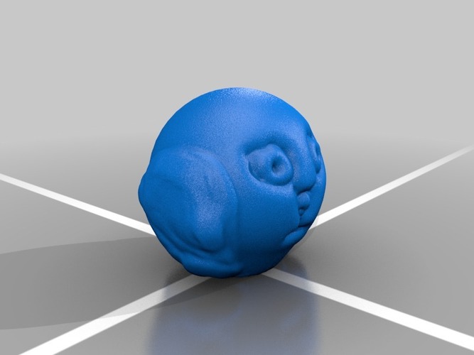 spaniel dog head 3D Print 13811