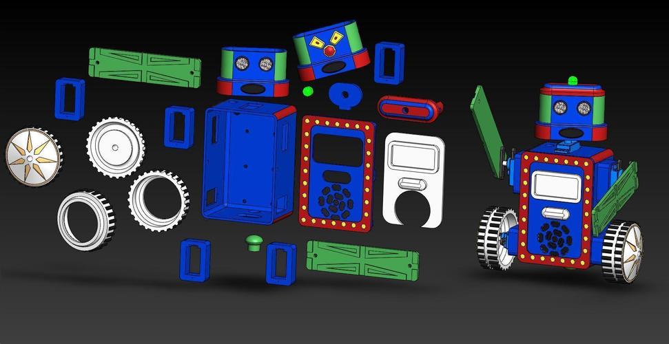 BillyBot Kit 3D Print 138296