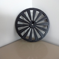 Small Parametric open-source chopper wheel 3D Printing 138380