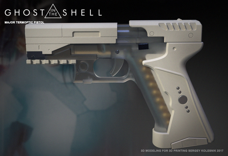 Ghost in the shell -Major termoptic pistol 3D Print 138418