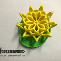 Small Lotus Dry Soap Dish 3D Printing 138573