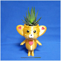Small Cute animal - lemur king potted 3D Printing 138602