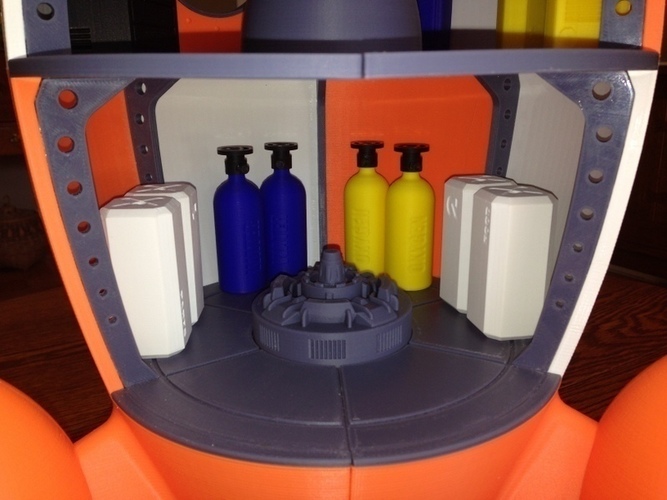 BENJAMIN'S ROCKET SUPPLY TANKS, CONSOLES,  AND CONTAINERS 3D Print 138744