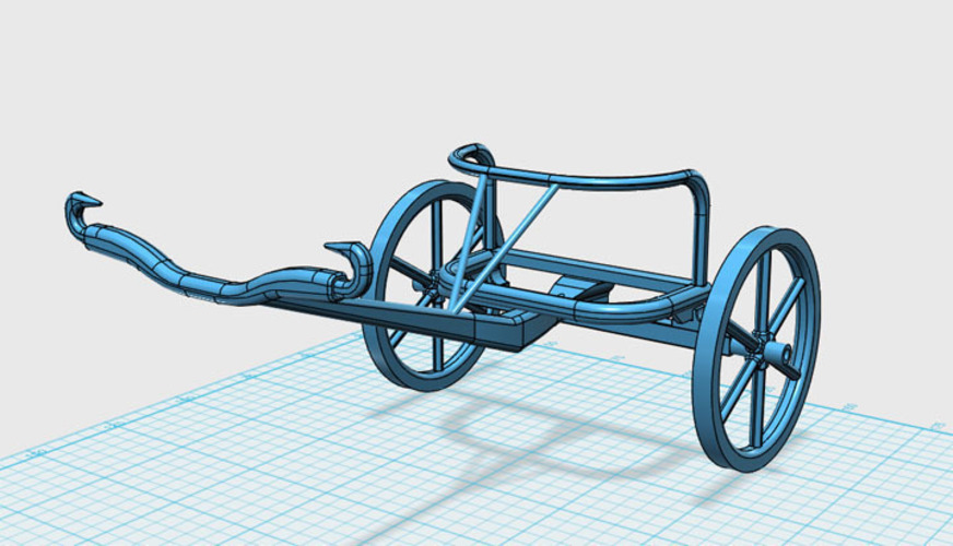 Egyptian Chariot 3D Print 138855