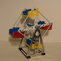 Small #CountertopChallenge K-cup Ferris Wheel 3D Printing 138895