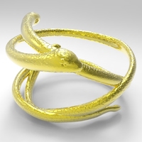 Small Snakes Bracelet 3D Printing 139000