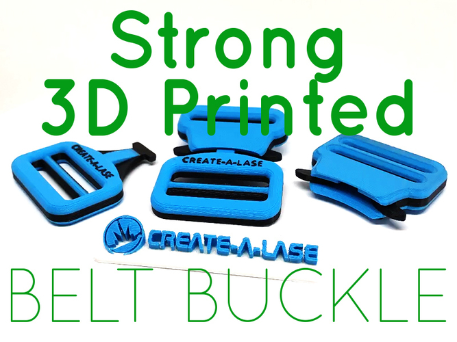 Quick Release Belt Buckle 3D Print 139042