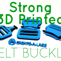 Small Quick Release Belt Buckle 3D Printing 139042